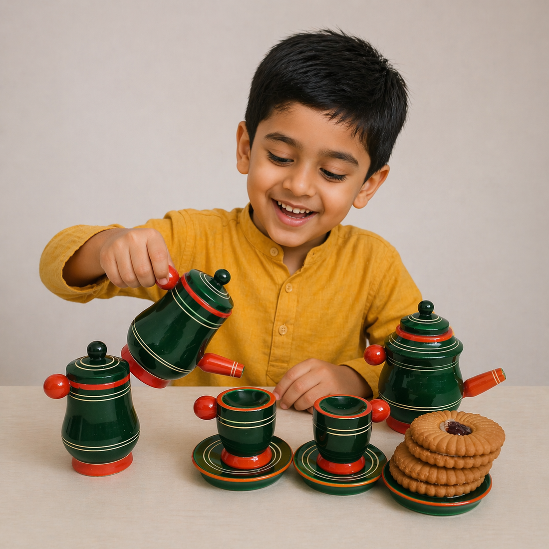 Little Chef’s Wooden Tea Set