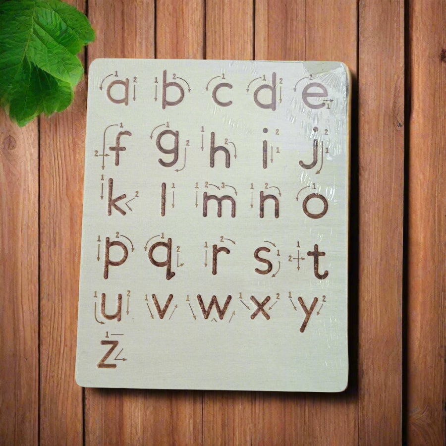 English Alphabets Wooden Learning Board