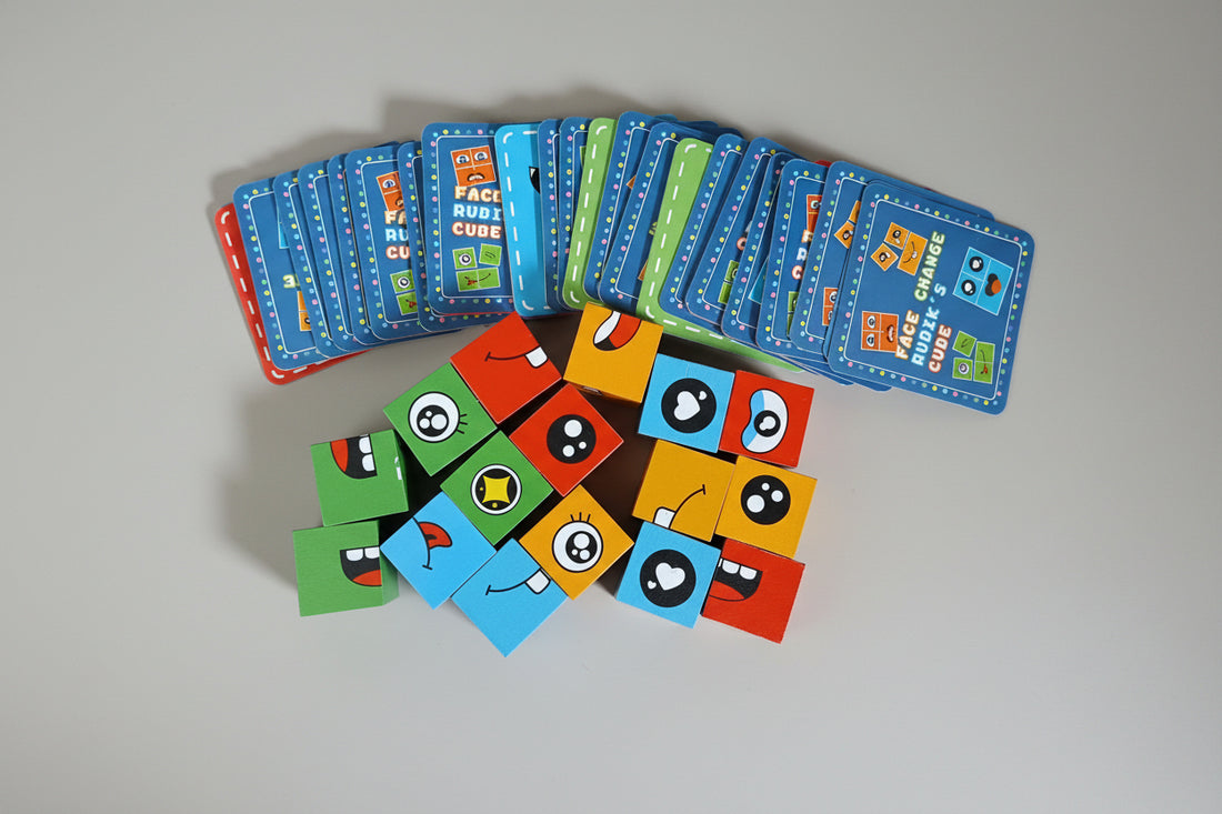 Wooden Face Puzzle (Expression Puzzle)