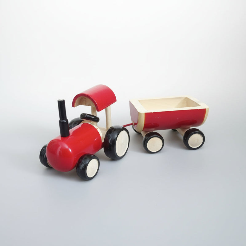 Wooden Active Play Pull Along Container