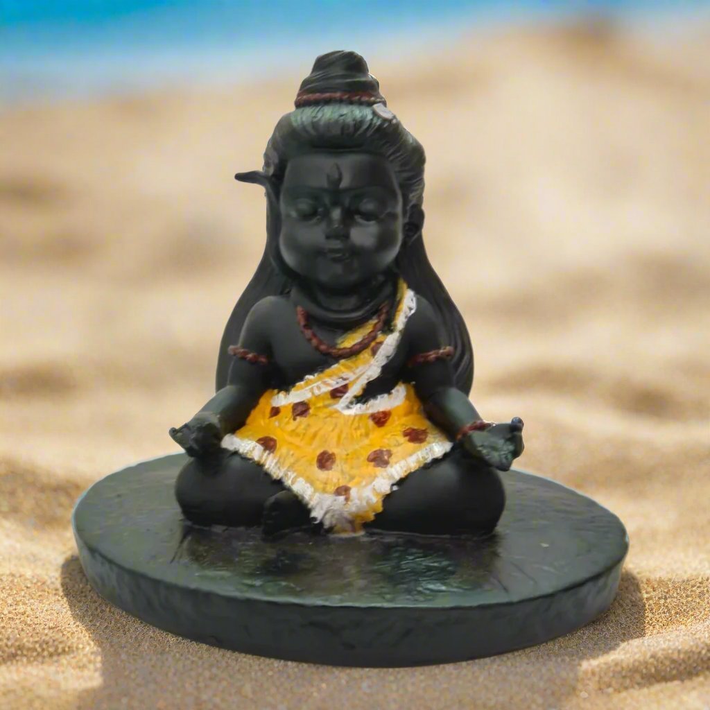 Bala Shiva - Adorable Shiva in meditation - WeToyToy Black