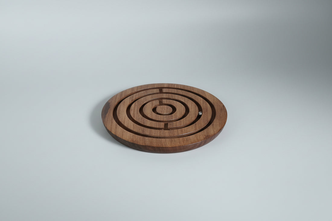 Wooden Ball Maze Puzzle