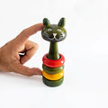 Wooden Rattles Jumbo Combo Sensory Motor Skills Active Play Montessori (Set of 7) - WeToyToy