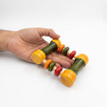 Wooden Rattles Jumbo Combo Sensory Motor Skills Active Play Montessori (Set of 7) - WeToyToy