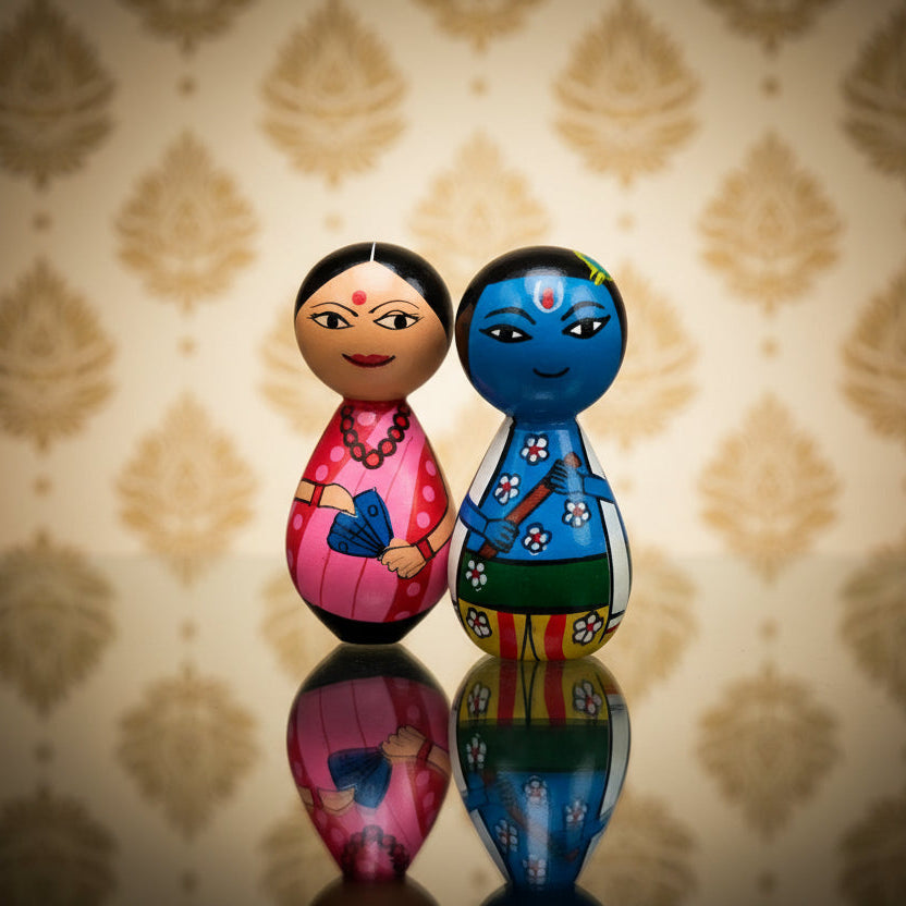 Radha Krishna and Cradle Combo - WeToyToy
