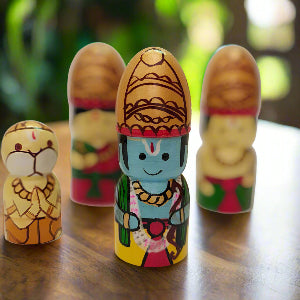 WeToyToy Adorable RamaSita Laxman and Hanuman dolls - WeToyToy