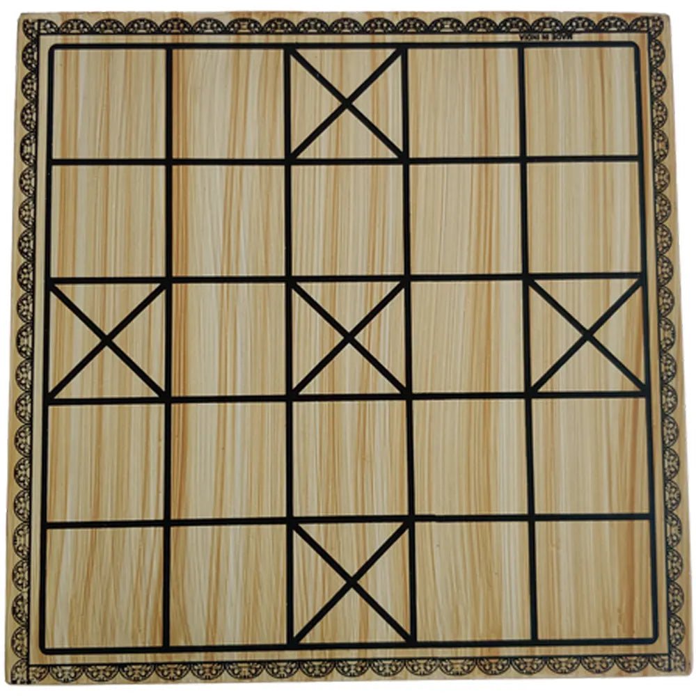 Wooden Chowkabara Traditional Strategy Board Game - WeToyToy