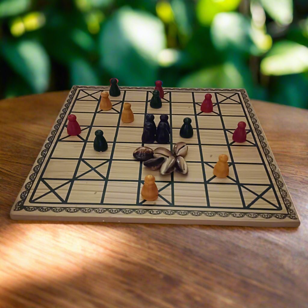 Wooden Chowkabara Traditional Strategy Board Game - WeToyToy