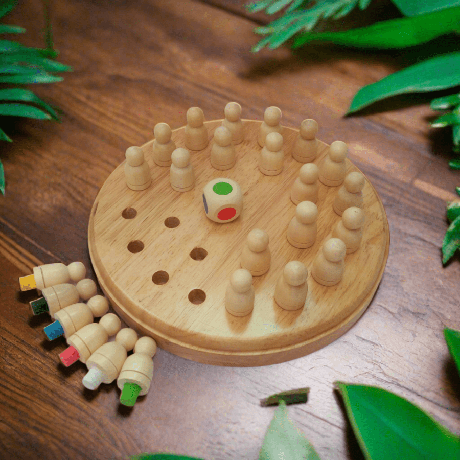 Wooden Match Stick Memory Chess Game - WeToyToy Round Big