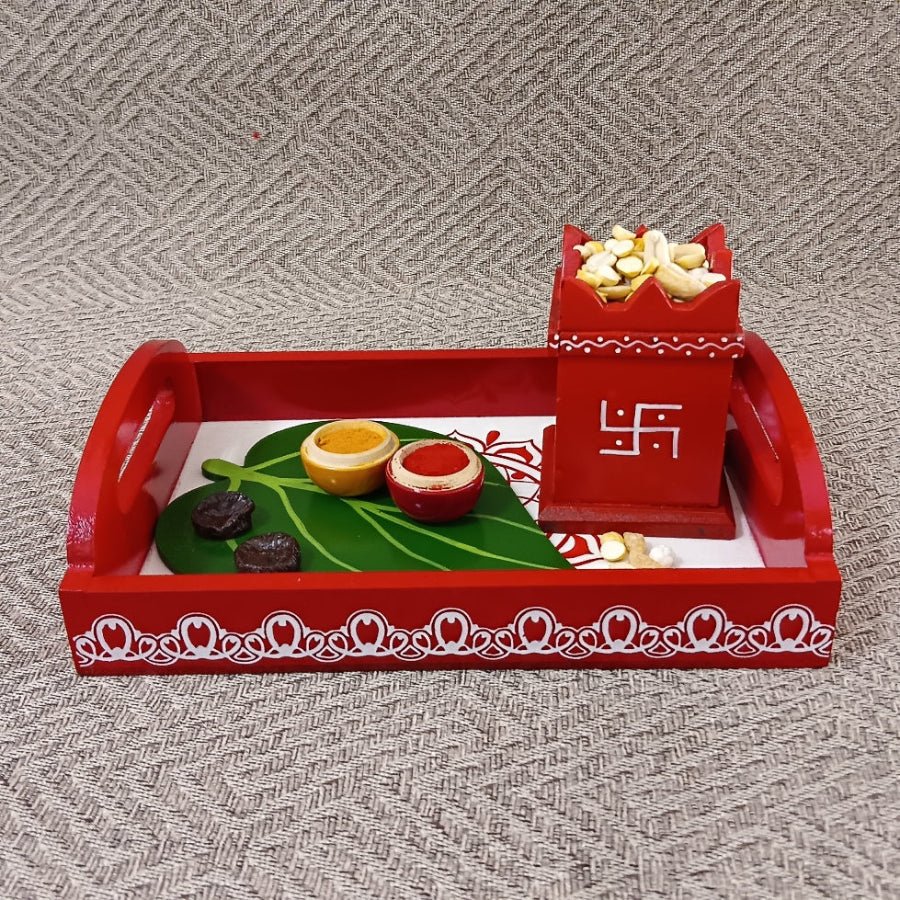 Wooden Traditional Sankranti Combo - WeToyToy Combo with Tray