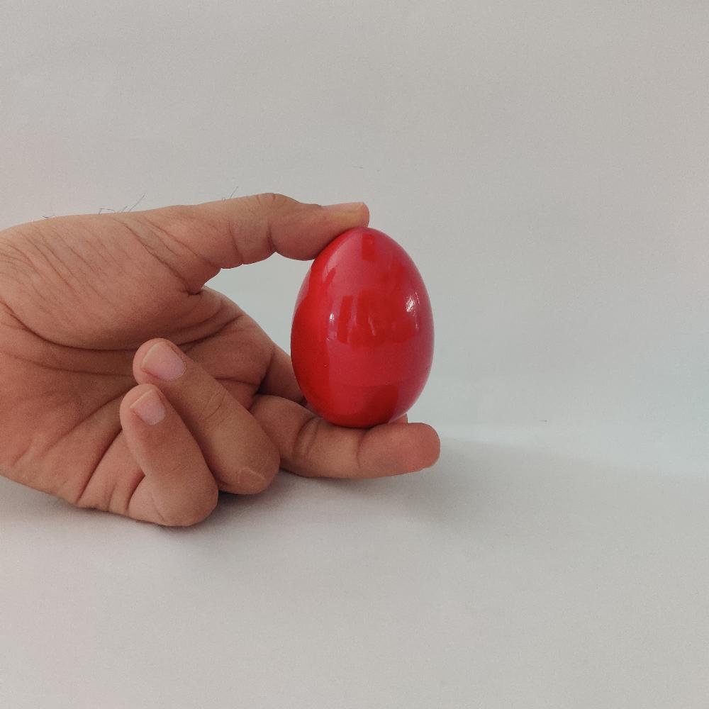 Egg Rattle Wooden Egg Shaped Rattle | Vibrant Sensory Montessori Baby Toy – WeToyToy